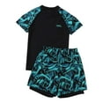 thumbnail image 1 of Tiijoy Boys 2-Piece Swimsuits Quick Dry Rash Guard Swim Trunks Swimming Suit, Sizes 6-7, 1 of 4