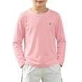 thumbnail image 1 of Tiijoy Boys Athletic Shirts Breathable Mesh Long Sleeve T-Shirt Activewear Top, Sizes 4-15, 1 of 5
