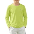thumbnail image 1 of Tiijoy Boys Athletic Shirts Breathable Mesh Long Sleeve T-Shirt Activewear Top, Sizes 4-15, 1 of 5