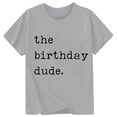 thumbnail image 1 of Tiijoy Boys Birthday T-Shirt Letter Print Short Sleeve O-Neck T Shirt, Sizes 10-11, 1 of 2