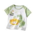 thumbnail image 1 of Tiijoy Boys Cartoon Graphic Tee Cotton Short Sleeve Crew Neck T-Shirt Summer Tee, Sizes 6-9 Months, 1 of 2