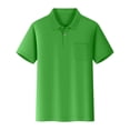 thumbnail image 1 of Tiijoy Boys Casual Short Sleeve Polo Shirt School Uniform Solid Pocket Shirt, Sizes 5-6, 1 of 2
