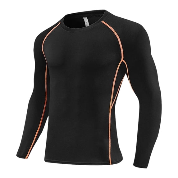 Tiijoy Boys Compression Shirt Base Layer Long Sleeve Fitness Athletic T-Shirt, Sizes 3-12