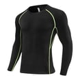 thumbnail image 1 of Tiijoy Boys Compression Shirt Workout Fitness Athletic Long Sleeve T-Shirt, Sizes 9-10, 1 of 8