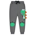 thumbnail image 1 of Tiijoy Boys Dinosaur Print Sweatpants Drawstring Pull-On Sport Jogger Pants, Sizes 5-6, 1 of 3
