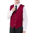 thumbnail image 1 of Tiijoy Boys Formal Vest for Wedding Pageant Single Party Waistcoat, Sizes 3-17, 1 of 6