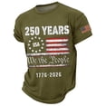thumbnail image 1 of Tiijoy Boys Fourth Of July T Shirt USA 250th Anniversary Short Sleeve T-Shirt, Sizes 2-13, 1 of 4