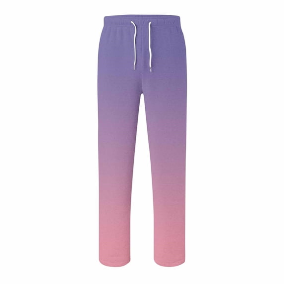 Tiijoy Boys Gradient Sweatpants Drawstring Straight Leg Pants Casual Trousers, Sizes 4-15