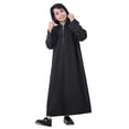thumbnail image 1 of Tiijoy Boys Hooded Long Sleeve Thobe Casual Solid Loose Robe with Pockets, Sizes 4-14, 1 of 8