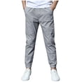thumbnail image 1 of Tiijoy Boys Lightweight Jogger Pants Casual Active Relaxed Fit Pants, Size 4-12, 1 of 6