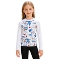 thumbnail image 1 of Tiijoy Boys Long Sleeved Rash Guard Summer Beach Athletic UPF 50+ Swim Shirt, Sizes 3-14, 1 of 5