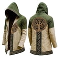 thumbnail image 1 of Tiijoy Boys Cardigan Long Jacket Toddler Hooded Outerwear Coat, Green, Sizes 4-5, 1 of 3