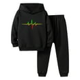 thumbnail image 1 of Tiijoy Boys Outfits Graphic Pullover Hoodie Sweatpants 2Pcs Set, Sizes 5-14, 1 of 3