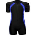 thumbnail image 1 of Tiijoy Boys Short Sleeve Rash Guard Surfing Suit Athletic One-Piece Swimsuit Bathing Suit, 1 of 3