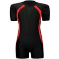 thumbnail image 1 of Tiijoy Boys Short Sleeve Rash Guard Surfing Suit Athletic One-Piece Swimsuit Bathing Suit, 1 of 3