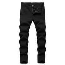 Tiijoy Little Boys Skinny Fit Jeans Solid Casual Stretch Denim Pants Jeggings Streetwear