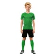 thumbnail image 1 of Tiijoy Boys Soccer Training Outfits Short Sleeve Tee Shorts Set Summer Athletic Tracksuit, 1 of 6