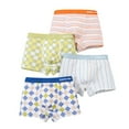 thumbnail image 1 of Tiijoy Boys Supersoft Boxer Briefs Stretch Cotton Underwear Shorts, 4 Pack, Sizes 11-12, 1 of 2