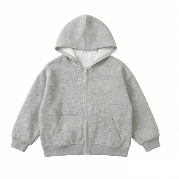 Tiijoy Boys Zip Up Hoodie Lightweight Jacket Casual Hooded Sweatshirt, Sizes 13-14