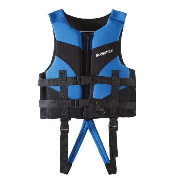Tiijoy Buoyancy Life Vest for Kids Adjustable Strap Swimming Life Jacket, Sizes 3-4
