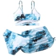 thumbnail image 1 of Tiijoy Girl's 3 Piece Swimsuit Tie Dyed Bikini Sets with Cover Up Bathing Suit, Sizes 5-6, 1 of 4