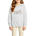 thumbnail image 1 of Tiijoy Girl's Halloween Ghost Graphic Hoodie Fall Pullover Sweatshirt, White, Sizes 4-14, 1 of 3