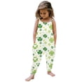 thumbnail image 1 of Tiijoy Girl's St. Patrick's Day Overalls Cute Comfortable Romper with Pocket, Sizes 1-6, 1 of 4