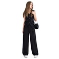 thumbnail image 1 of Tiijoy Girls 2 Piece Outfits Fashion Sleeveless Shirt and Pants Set, Sizes 11-12, 1 of 8