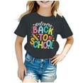 thumbnail image 1 of Tiijoy Girls Back-To-School T Shirt Short Sleeve Round Neck T-Shirt for Kids, Sizes 12-13, 1 of 3