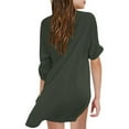 thumbnail image 1 of Tiijoy Girls Beach Cover Up Chiffon Shirt Loose Lightweight Cover-Up, Sizes 4-13, 1 of 8