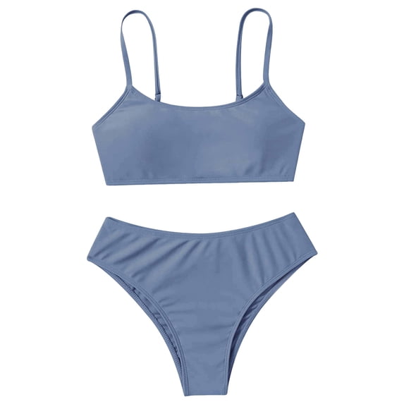 Tiijoy Girls Bikini Sets 2 Piece Swimsuits Beach Pool Quick Drying Bathing Suit