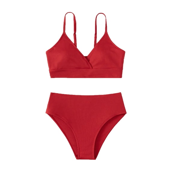 Tiijoy Girls Bikini Swimsuit Beach Quick Drying Swimwear Bathing Suit, 2-Piece, Sizes 8-16