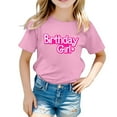 thumbnail image 1 of Tiijoy Girls Birthday Party T-Shirt Toddler Letter Print Short Sleeve Soft T Shirt, Sizes 4-5, 1 of 3
