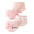 thumbnail image 1 of Tiijoy Girls Breathable Panties Comfortable Everyday Briefs Underwear, 3-Pack, Sizes 8-9, 1 of 2