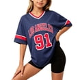 thumbnail image 1 of Tiijoy Girls Casual Athletic T-Shirt Oversized Short Sleeve Tee Shirt, Sizes 3-16, 1 of 3