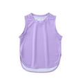 thumbnail image 1 of Tiijoy Girls Casual Athletic Tank Top Solid Split Curved Hem Sleeveless Shirt, Sizes 2-3, 1 of 8