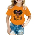 thumbnail image 1 of Tiijoy Girls Casual Graphic Tee Cartoon Figure Print Cotton Short Sleeve T-Shirt, Sizes 2-14, 1 of 4