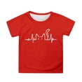thumbnail image 1 of Tiijoy Girls Cat Graphic T-Shirt Short Sleeve Crew Neck Tee Shirt Cute Tops, Sizes 3-13, 1 of 3