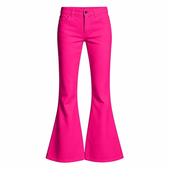 Tiijoy Girls Flare Pants Casual Mid Rise Slim Fit Stretch Trousers, Sizes 13-14