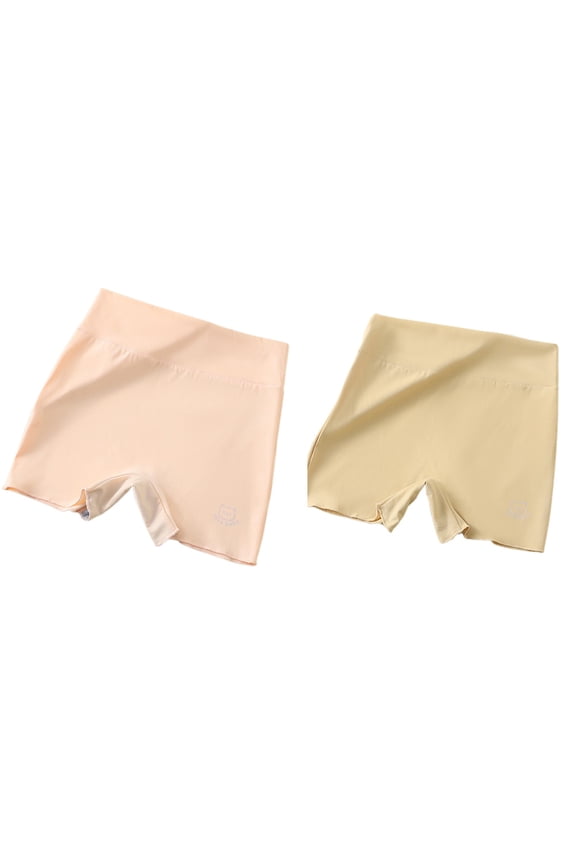Girls High Rise Seamless Modesty Shorts Stretch Breathable Safety Shorts, Sizes 12-13