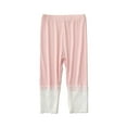 thumbnail image 1 of Tiijoy Girls Lace Stretch High Rise Leggings Knitted Soft Comfy Capri Pants, Sizes 8-9, 1 of 4