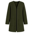thumbnail image 1 of Tiijoy Girls Long Cardigan Coat Fuzzy Open Front Sweater Fall Winter Outerwear, Sizes 5-14, 1 of 1