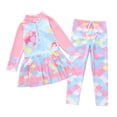 thumbnail image 1 of Tiijoy Girls Long Sleeve Rash Guard Swim Dress with Swim Pants UPF 50+ Swimsuit, Sizes 3-12, 1 of 3
