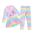 thumbnail image 1 of Tiijoy Girls Long Sleeve Rash Guard Swim Dress with Swim Pants UPF 50+ Swimsuit, Sizes 3-12, 1 of 3