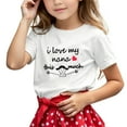 thumbnail image 1 of Tiijoy Girls Mother's Day T-Shirt Letter Print Short Sleeve Round Neck T Shirt, Sizes 6-7, 1 of 3