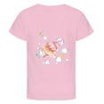 thumbnail image 1 of Tiijoy Girls Ocean Graphic Tee Summer Short Sleeve Round Neck T-Shirt, Sizes 3-13, 1 of 2
