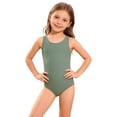 thumbnail image 1 of Tiijoy Girls One-Piece Swimsuit Solid Basic Athletic Swimwear Bathing Suit, Sizes 3-14, 1 of 6