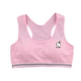 thumbnail image 1 of Tiijoy Girls Racerback Cotton Training Bra Cartoon Bunny Print Sports Bralette, 1 of 5
