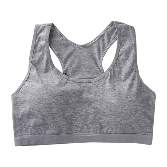 Tiijoy Girls Racerback Training Bras Pull Over Cotton Sports Bra