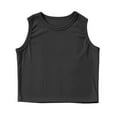 thumbnail image 1 of Tiijoy Girls Ribbed Athletic Tank Top Casual Solid Crewneck Sleeveless Top, Sizes 5-6, 1 of 5